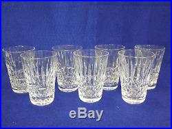 Set of 7 Waterford Crystal Tramore Juice Flat Tumblers Glasses