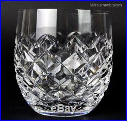 Set of 7 Waterford Deep Cut Irish Crystal POWERSCOURT Old Fashioned Glasses RAR
