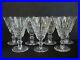 Set of 7Waterford Crystal TRAMORE Claret WINE Glass5 1/4 Gothic Ireland Mark