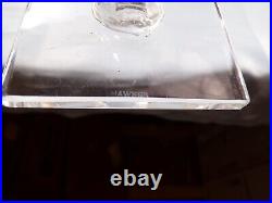 Set of 8 Hawkes Clear Cut Glass WEXFORD Wine Goblets