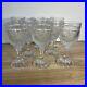 Set of 8 Hofbauer The Byrdes Collection Crystal 6 1/2 Wine Goblets Glasses EUC