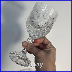 Set of 8 Hofbauer The Byrdes Collection Crystal 6 1/2 Wine Goblets Glasses EUC