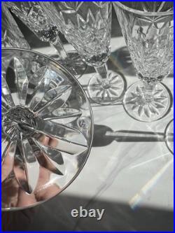 Set of 8 LENOX Crystal Charleston Champagne Fluted Glass 81/2 Vintage 5 oz