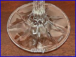 Set of 8 Lenox Debut Crystal Glassware (4 Wine/4 Iced Tea)