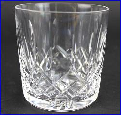 Set of 8 WATERFORD Deep Cut Irish Crystal LISMORE Old Fashioned Glasses NR VBL