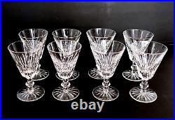 Set of 8 WATERFORD EILEEN 5 White Wine Glasses Cut Crystal Stemware Water