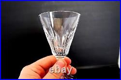 Set of 8 WATERFORD EILEEN 5 White Wine Glasses Cut Crystal Stemware Water