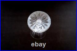 Set of 8 WATERFORD EILEEN 5 White Wine Glasses Cut Crystal Stemware Water