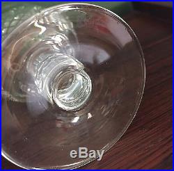 Set of 8 Waterford Crystal Colleen Pattern Claret Wine Glasses 4.75