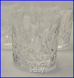 Set of 8 Waterford Crystal LISMORE Old Fashioned 9 oz Rocks Tumbler 3 3/8 tall