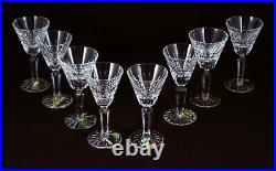 Set of 8 Waterford Glenmore Cordial Cut Crystal Stemware