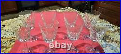 Set of 8 Waterford Lismore Crystal Goblets Excellent Condition