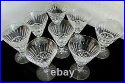 Set of 8 Waterford Tramore Claret Wine Glasses 5 1/4 Vintage Irish Cut Crystal