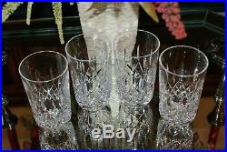 Set of Four (4) Waterford Lismore Highball Glasses Made in Ireland