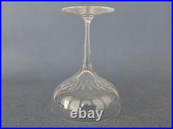 Set of Six Vintage Orrefors Crystal Prelude Clear Stem Champagne/Sherbet Glasses