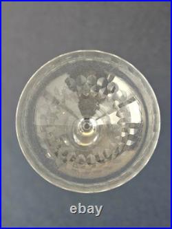 Set of Six Vintage Orrefors Crystal Prelude Clear Stem Champagne/Sherbet Glasses