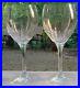 Set of TWO Mikasa Crystal Arctic Lights Grand Water Balloon Goblets Mint