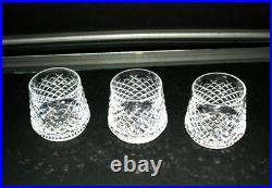 Set of Three Waterford Alana Old-Fashioned Roly Poly Glasses Made In Ireland