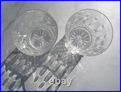 Set of Two Waterford Crystal Happy Birthday Double Old Fashioned Glasses 12 oz