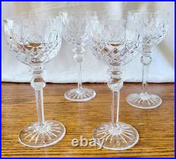 Set of VTG 1990s Rogaska Queen Hock Wine Crystal Glasses Set of VTG 1990s Rogaska Queen Hock Wine Crystal Glasses