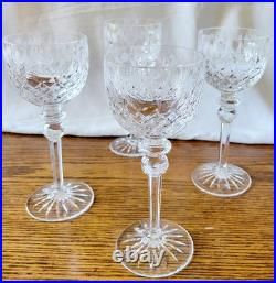 Set of VTG 1990s Rogaska Queen Hock Wine Crystal Glasses Set of VTG 1990s Rogaska Queen Hock Wine Crystal Glasses