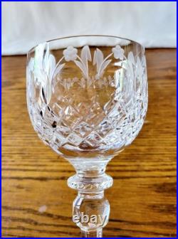 Set of VTG 1990s Rogaska Queen Hock Wine Crystal Glasses Set of VTG 1990s Rogaska Queen Hock Wine Crystal Glasses