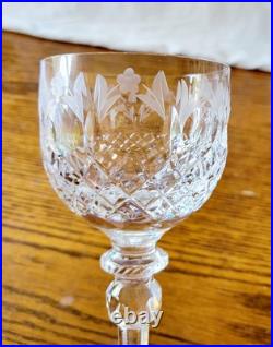 Set of VTG 1990s Rogaska Queen Hock Wine Crystal Glasses Set of VTG 1990s Rogaska Queen Hock Wine Crystal Glasses