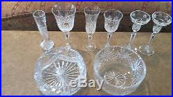 Set of Wedgwood Crystal Bowls and Glasses