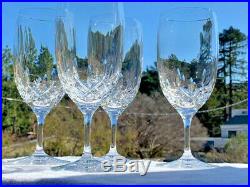 Set of four- Waterford Lismore Crystal Essence Water/Wine Glasses, Perfect