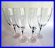 Set(s) of 4 Orrefors INTERMEZZO Blue Claret Wine Glasses Crystal 8.75 Sweden