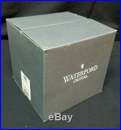 Signed Set 4 Waterford Cut Crystal Lismore Art Glass 10 oz Water Goblet with Box 1