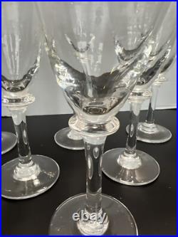 Simon Pearce Cavendish Red Wine Glass Goblet Set of 6 Mint 8.25