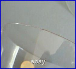 Spiegelau Kristal Punch Bowl & 12 Cups Cut Glass Crystal W Germany New