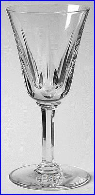 St. Louis Set of 4 Cut Crystal Wine Glass Cerdagne Excellent Condition