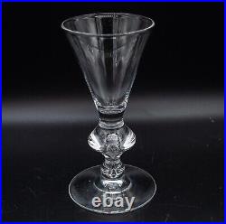 Steuben Glass Crystal 7737 Sherry Glasses Set of 4 5 1/8 FREE USA SHIPPING