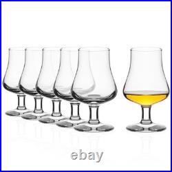 Stölzle Lausitz Set of 6 Crystal Whiskey Tasting Glasses 6.5oz Made in Germany