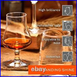 Stölzle Lausitz Set of 6 Crystal Whiskey Tasting Glasses 6.5oz Made in Germany