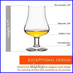 Stölzle Lausitz Set of 6 Crystal Whiskey Tasting Glasses 6.5oz Made in Germany