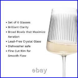 Stölzle Lausitz Soho Power Crystal White Wine Glasses (Set of 6) -13.5 Oz
