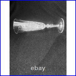 Stuart Crystal Chelsea Champagne Flutes Set of 5 Cut Glass Stemware 8 inch Clear