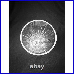 Stuart Crystal Chelsea Champagne Flutes Set of 5 Cut Glass Stemware 8 inch Clear