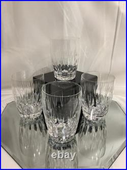 Stuart Crystal England Litchfield 4 Old Fashioned Whiskey Glass Set of 4 EUC