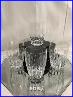 Stuart Crystal England Litchfield 4 Old Fashioned Whiskey Glass Set of 4 EUC