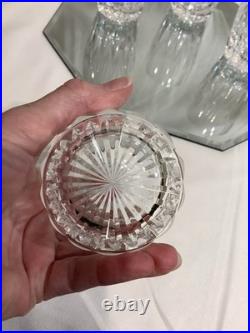 Stuart Crystal England Litchfield 4 Old Fashioned Whiskey Glass Set of 4 EUC