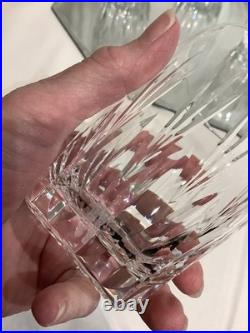 Stuart Crystal England Litchfield 4 Old Fashioned Whiskey Glass Set of 4 EUC