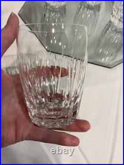 Stuart Crystal England Litchfield 4 Old Fashioned Whiskey Glass Set of 4 EUC