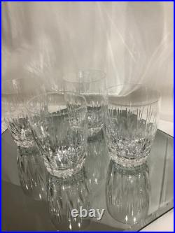 Stuart Crystal England Litchfield 4 Old Fashioned Whiskey Glass Set of 4 EUC