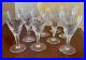 Stuart England Crystal Windemere Wine Goblets 6in Glassware Set of 10 With Case