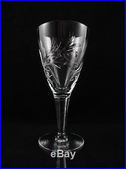 Stuart English Crystal Windermere Wine Goblet Glasses, Set of (5), Mint, 6