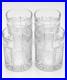 Stunning Set of 4 Vintage Ralph Lauren Crystal HERRINGBONE 4 1/8 Old-Fashioned